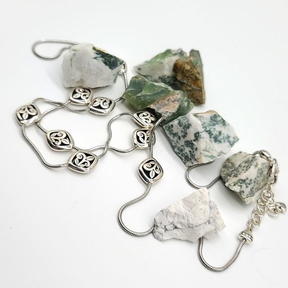 Brighton "EVE'S MAGIC" XL Layering Necklace w/ Abstract Diamond Stations - Picture 3 of 15